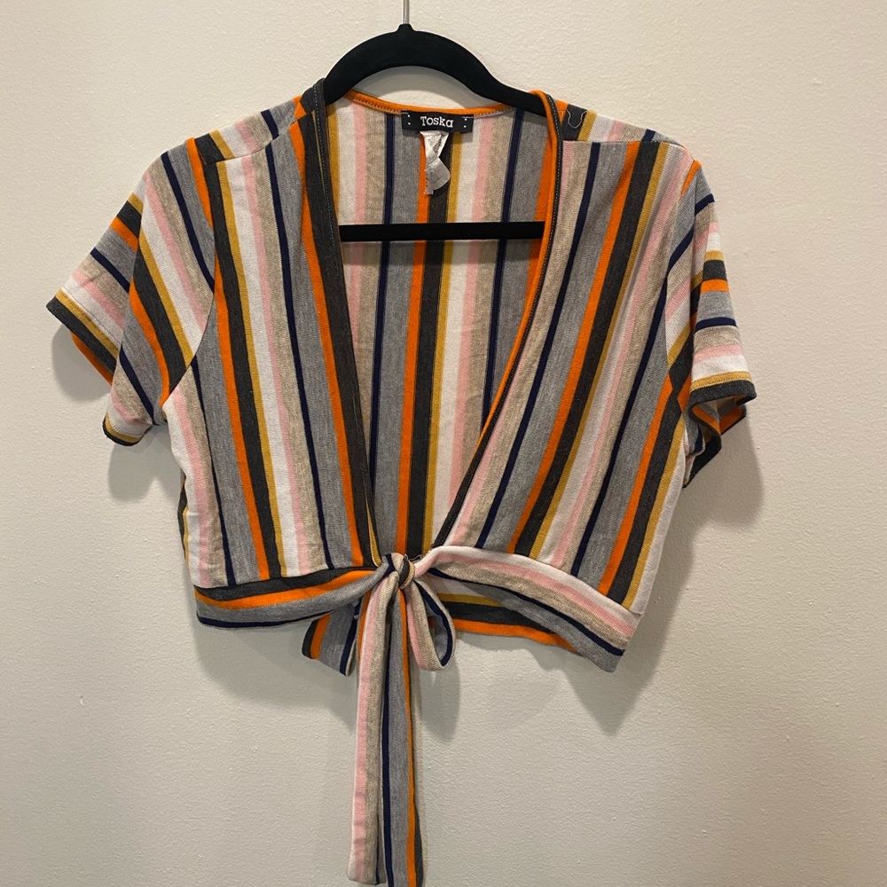 Rainbow tie-shirt sweater material